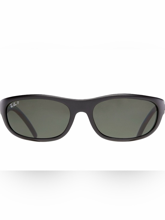 Ray-Ban Accessories - Ray-Ban Predator Polarized Sunglasses Matte Black Green Lens RB4033 601-S/48
